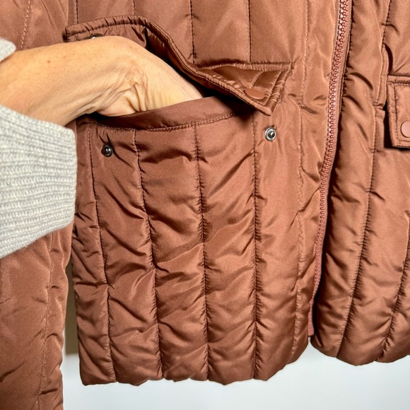 TᴏᴘMᴀɴ Vᴇʀᴛɪᴄᴀʟ Pᴜꜰꜰᴇʀ Jᴀᴄᴋᴇᴛ ɪɴ Cᴏᴘᴘᴇʀ Bʀᴏᴡɴ - Picture 8 of 15